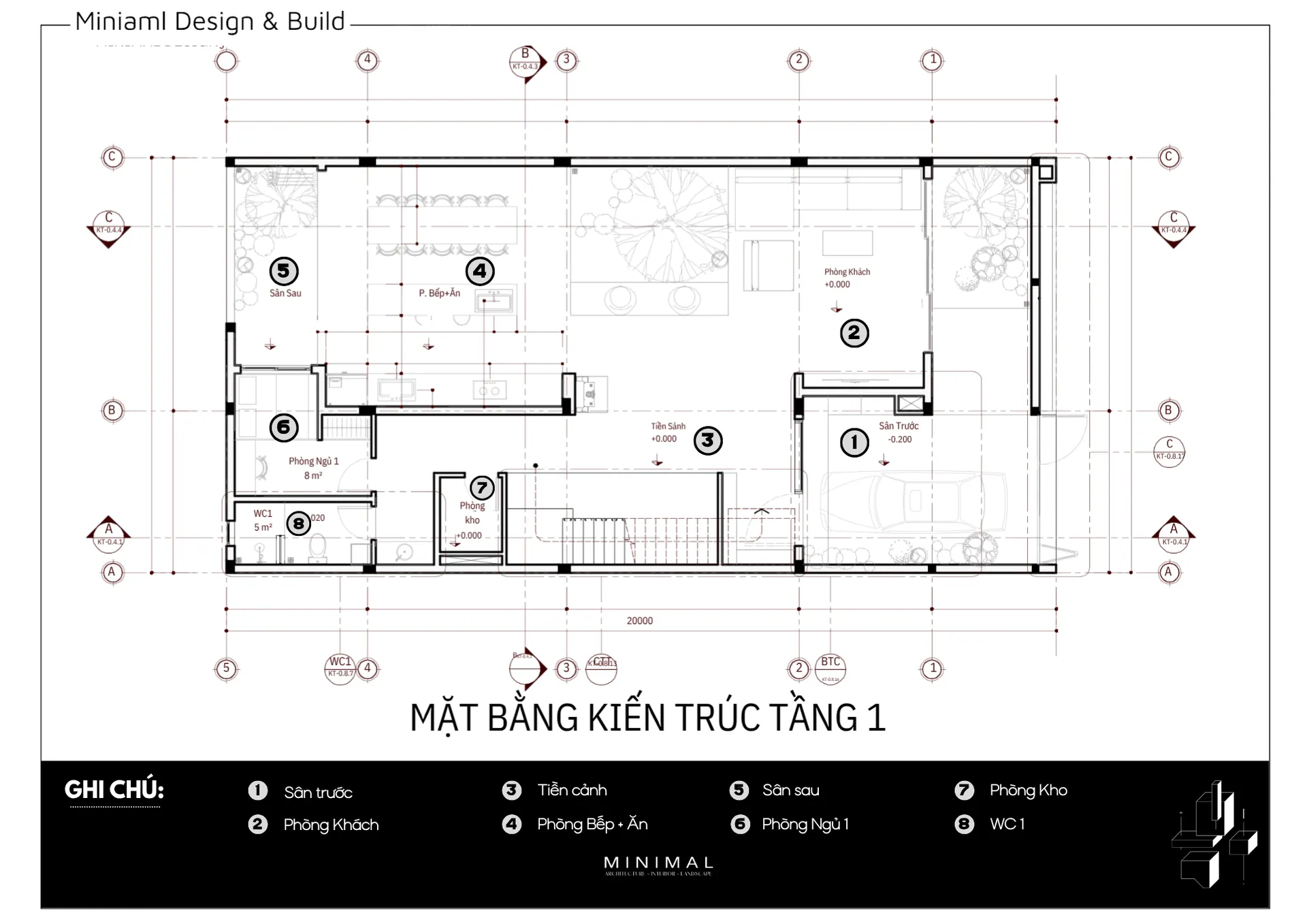 Bo tri mat bang biet thu 3 tang phong cach toi gian 1
