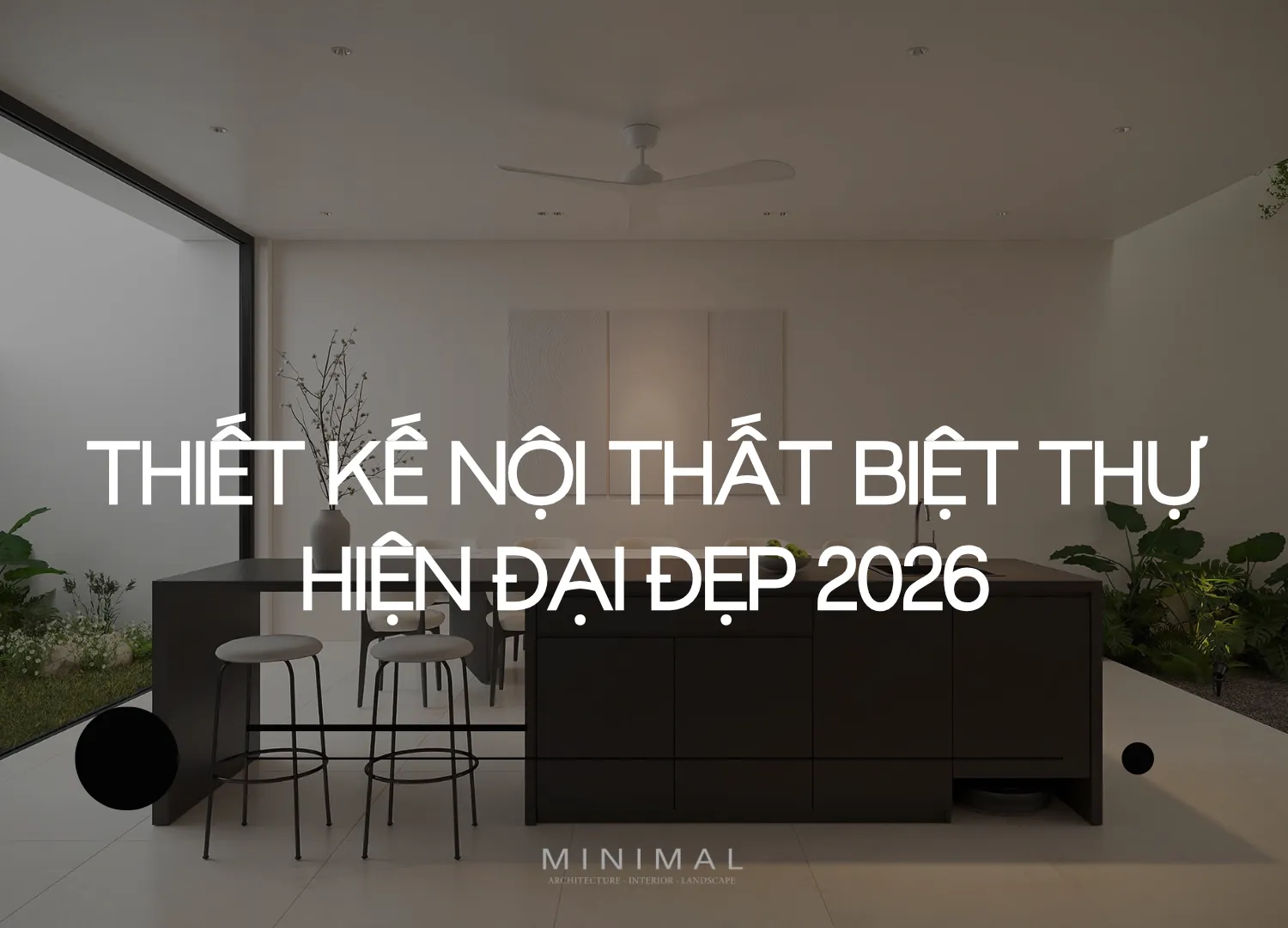 Noi that biet thu toi gian